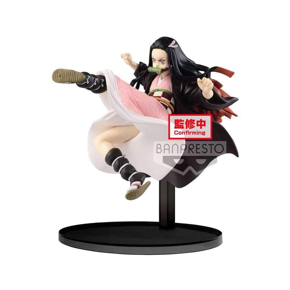 18cm Anime Demon Slayer Kamado Nezuko Kick Fighting. PVC Figure No