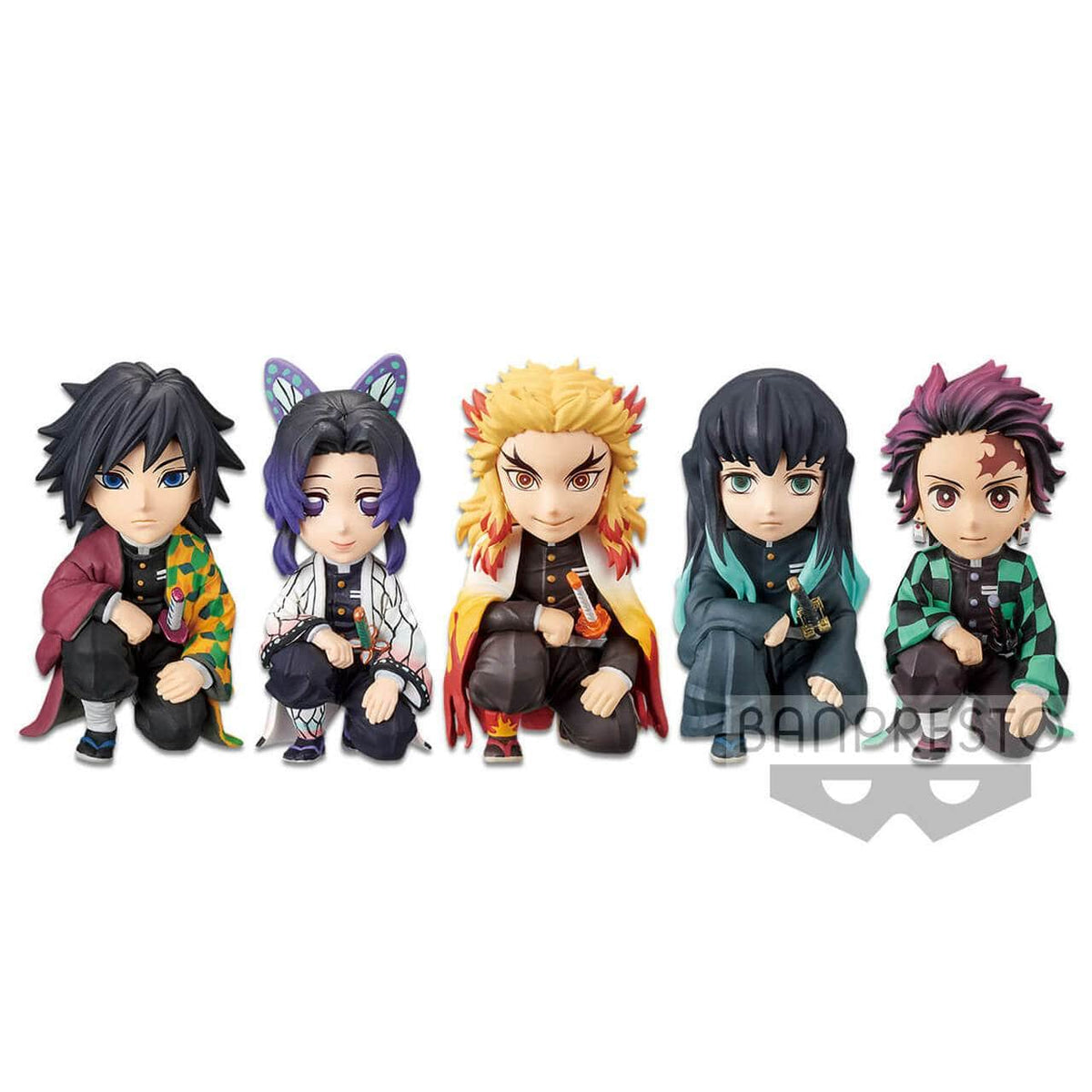  Banpresto - Demon Slayer - Q posket - Kyojuro Rengoku Figure  Version 1 : Toys & Games