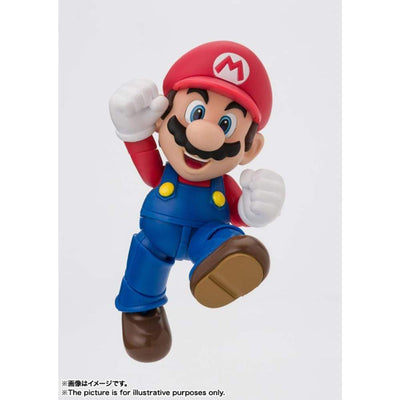 Tamashii Nation Action Figure S.H.Figuarts "Super Mario" Mario (New Package Ver.)