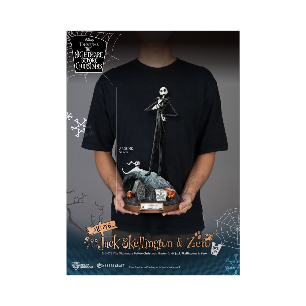 MC-076 The Nightmare Before Christmas Master Craft Jack Skellington & Zero