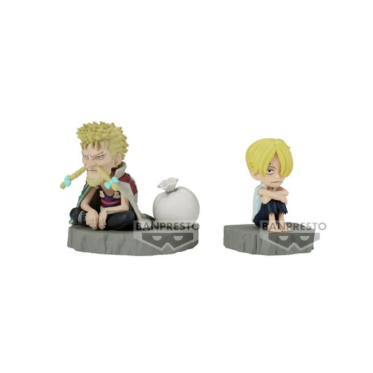 ONE PIECE WORLD COLLECTABLE FIGURE LOG STORIES-SANJI & ZEFF-