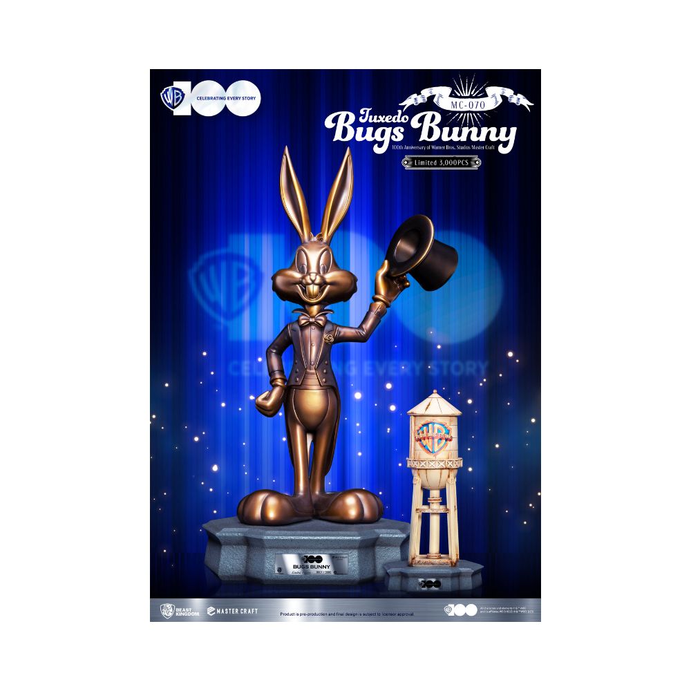 MC-070 100th anniversary of Warner Bros. Studios Master Craft Tuxedo Bugs Bunny