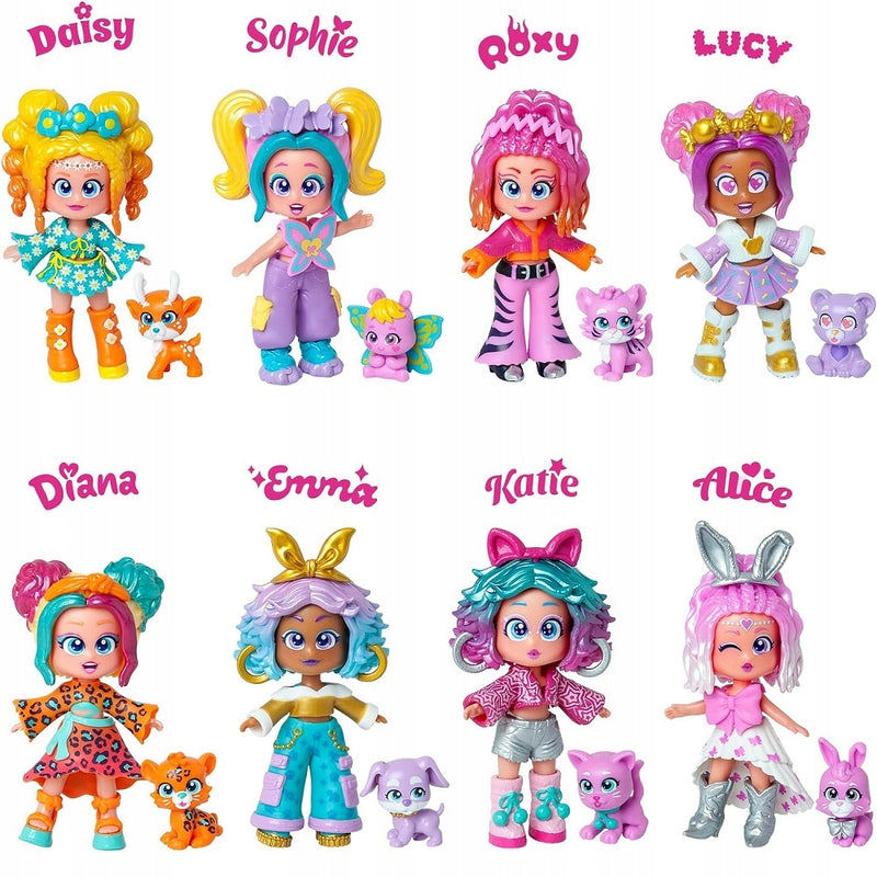 KOOKYLOOS PETS PARTY - Dolls Asst.8 - Display  2x12 (V.0)