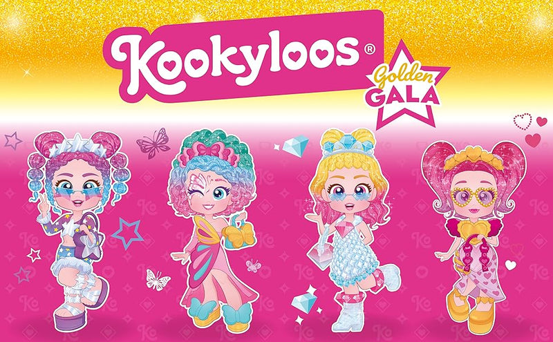KOOKYLOOS GOLDEN GALA - Dolls Asst.8 - Display 2x12 (V.0)