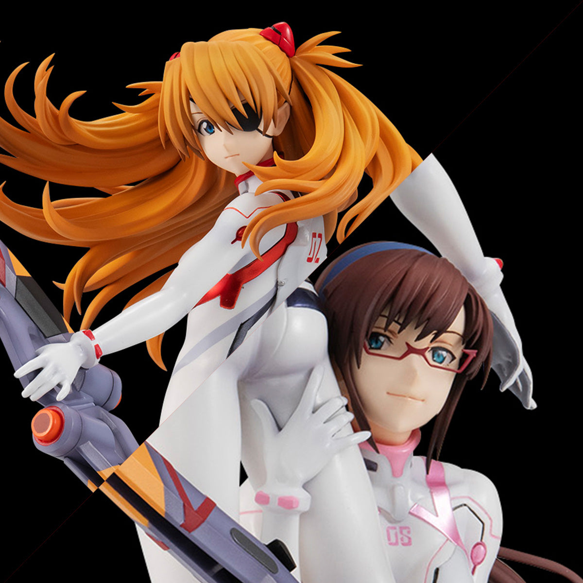 G.E.M. series  Evangelion： 3.0+1.0 Thrice Upon a Time Shikinami Asuka Langley & Makinami Mari Illustrious