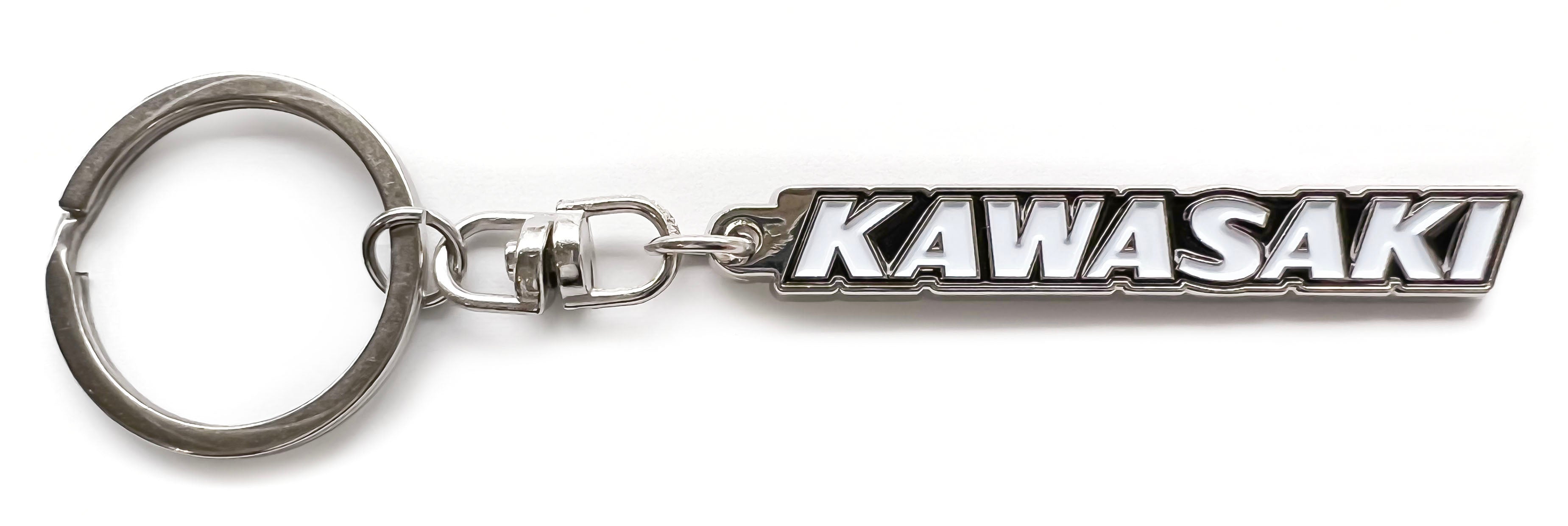 Kawasaki Motorcycle Emblem Metal Keychain Collection (8 pieces)