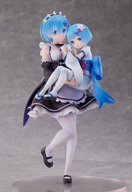 Re:ZERO -Starting Life in Another World- Figure Rem & Childhood Rem