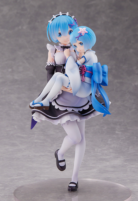 Re:ZERO -Starting Life in Another World- Figure Rem & Childhood Rem