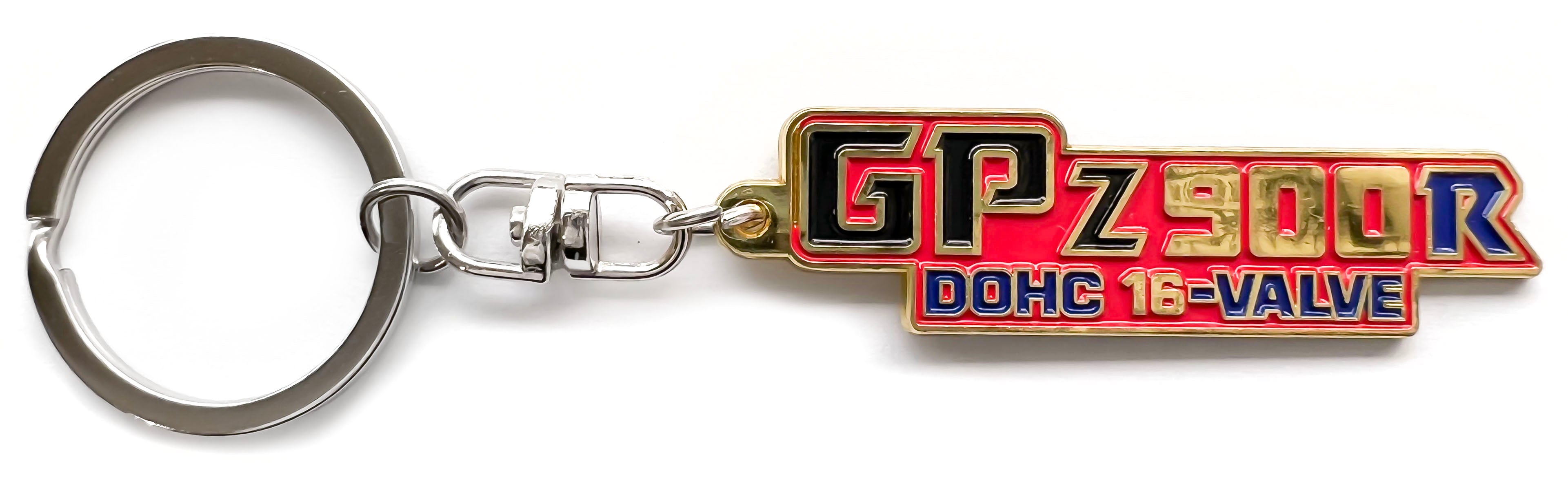 Kawasaki Motorcycle Emblem Metal Keychain Collection (8 pieces)