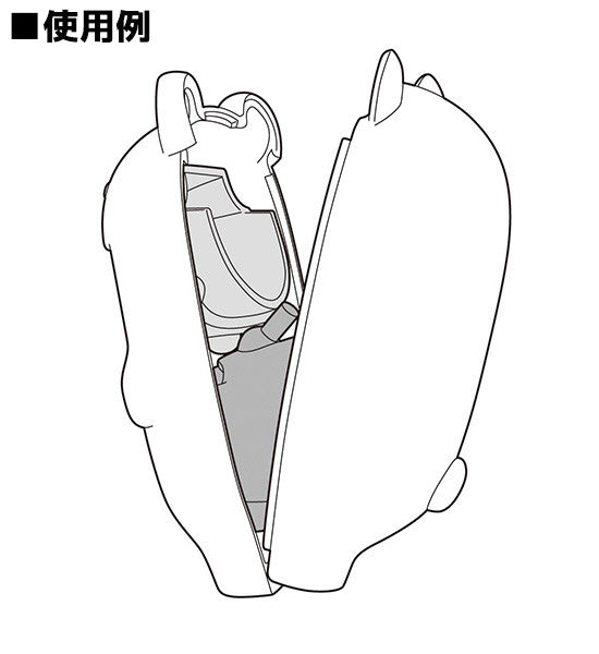 Nendoroid More Kigurumi Face Parts Case (Bunny Happiness 01)