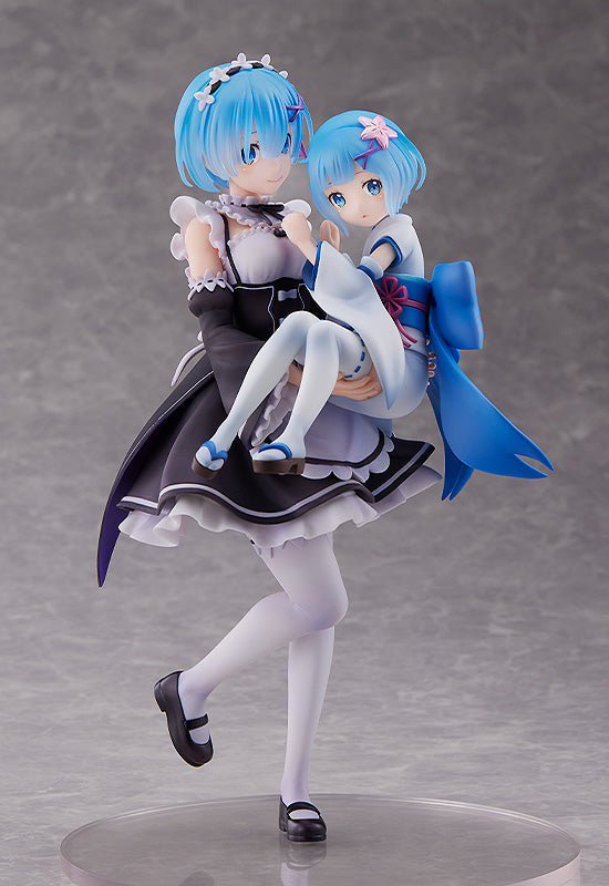 Re:ZERO -Starting Life in Another World- Figure Rem & Childhood Rem