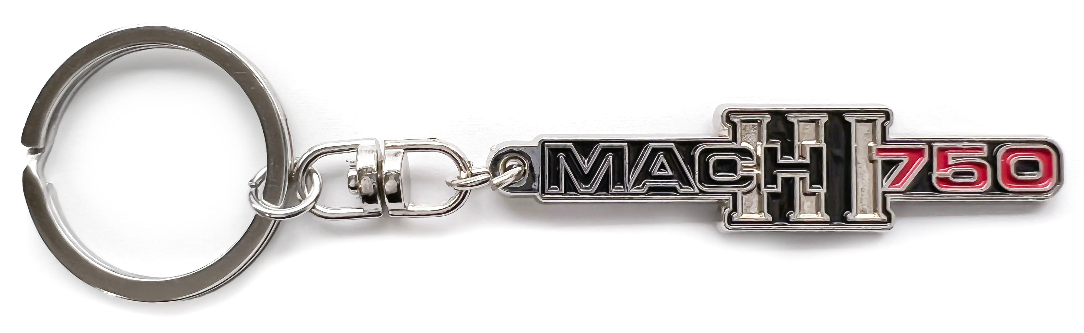 Kawasaki Motorcycle Emblem Metal Keychain Collection (8 pieces)