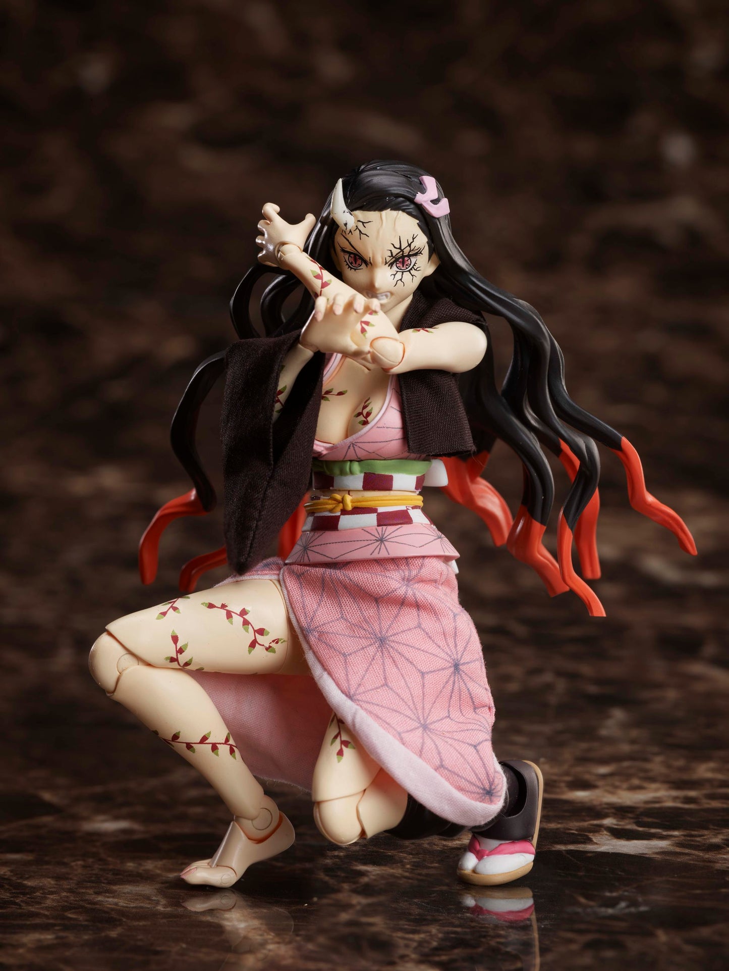 Demon Slayer: Kimetsu no Yaiba ［BUZZmod.］ Nezuko Kamado (Demon Advancing Ver.) 1/12 scale action figure