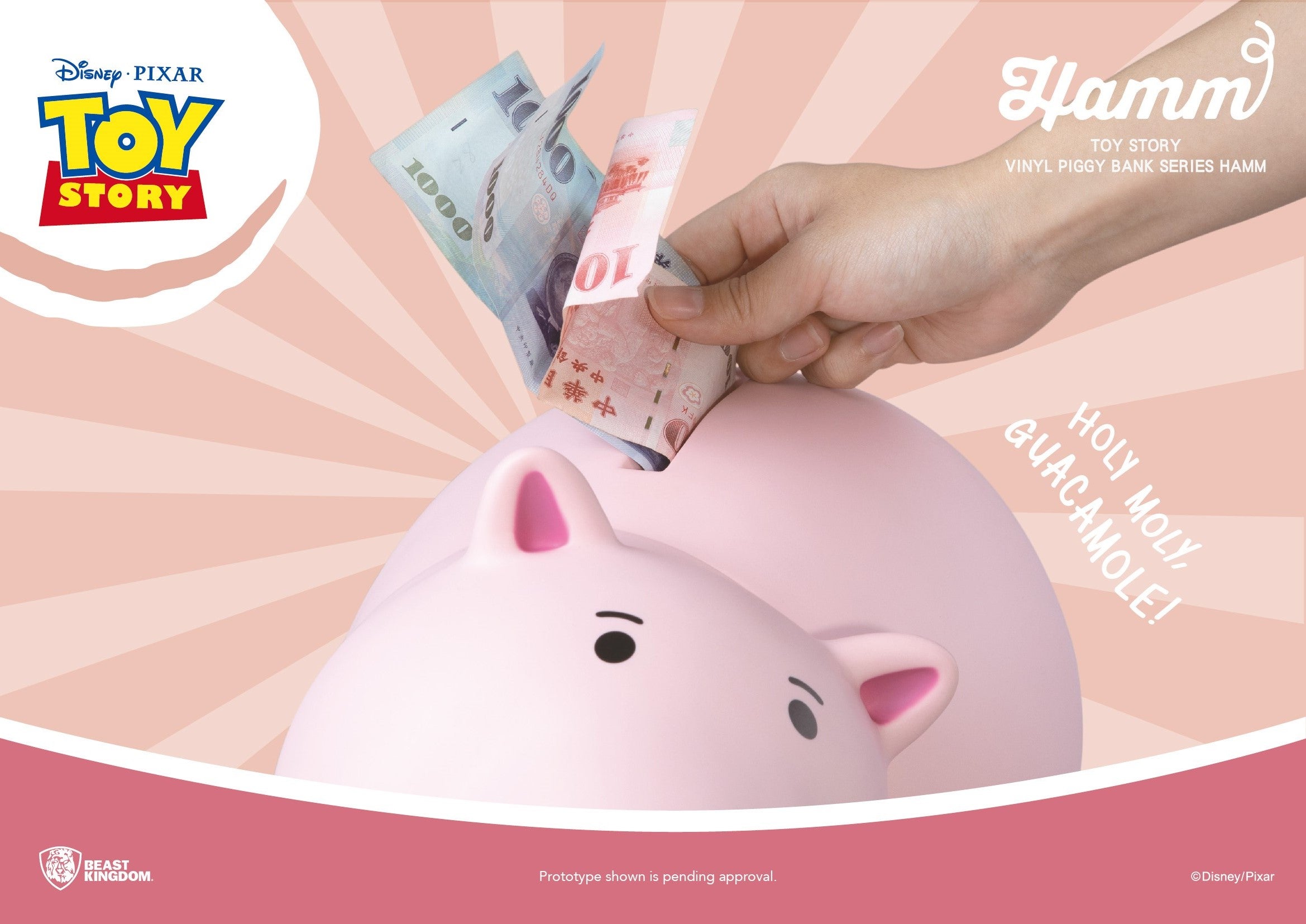 Toy Story Large Vinyl Piggy Bank: HAMM