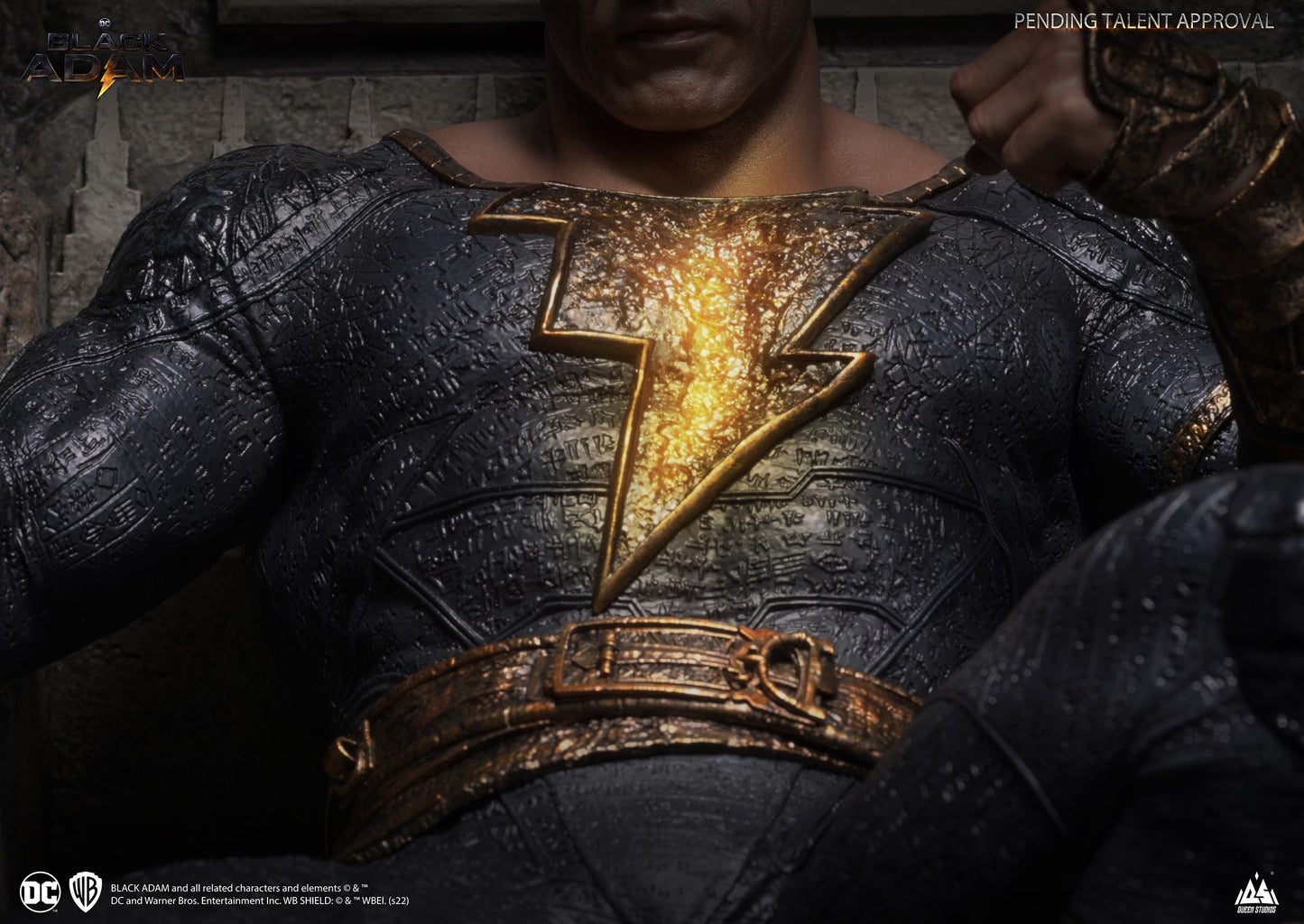 Black Adam On Throne 1/4 Statue