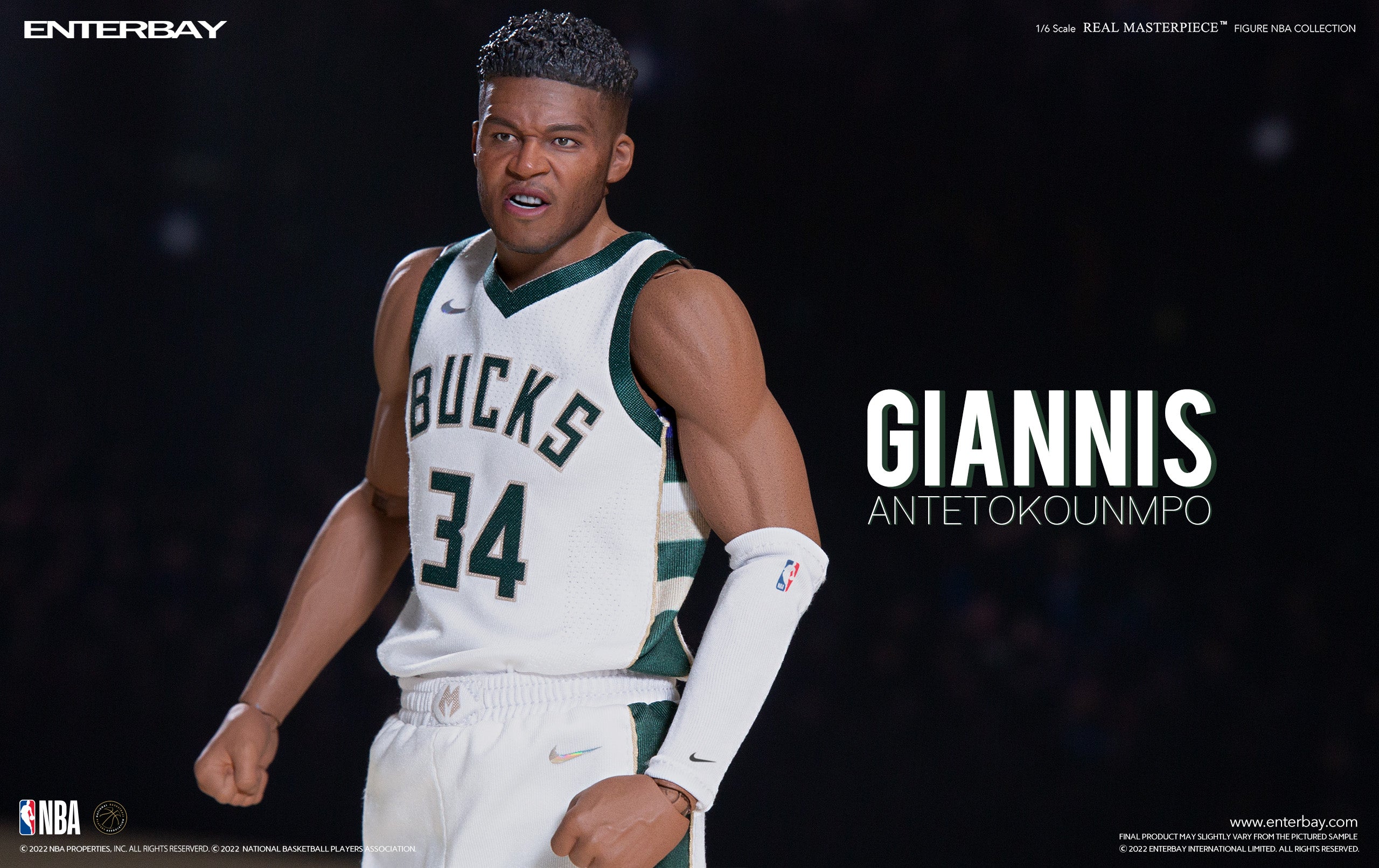 1/6 REAL MASTERPIECE NBA COLLECTION: GIANNIS ANTETOKOUNMPO NBA ACTION FIGURE