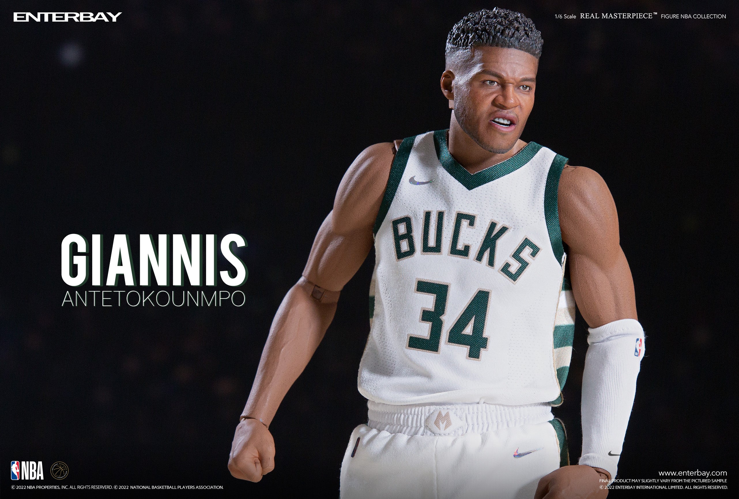 1/6 REAL MASTERPIECE NBA COLLECTION: GIANNIS ANTETOKOUNMPO NBA ACTION FIGURE