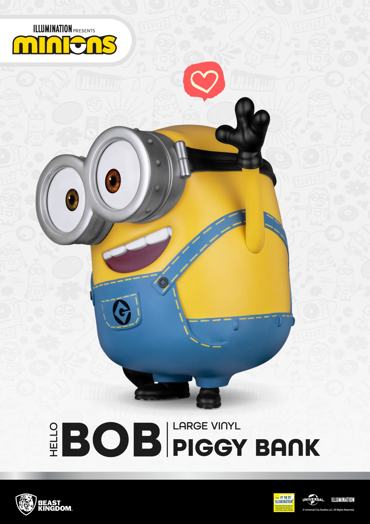 Despicable Me Large Vinyl Piggy Bank：Hello Bob