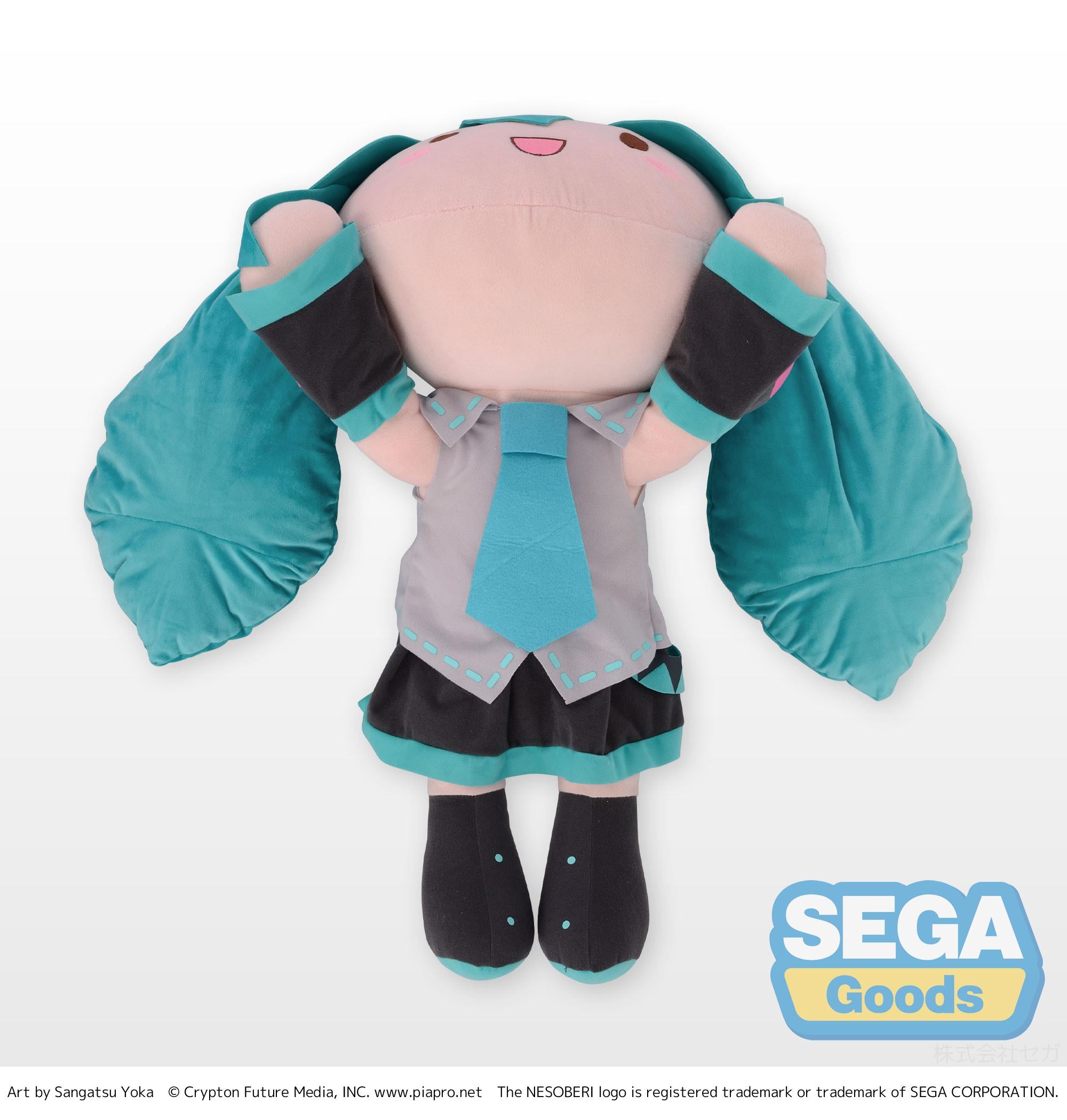 NESOBERI (Lay-Down) "Hatsune Miku" Extra‐Big Plush