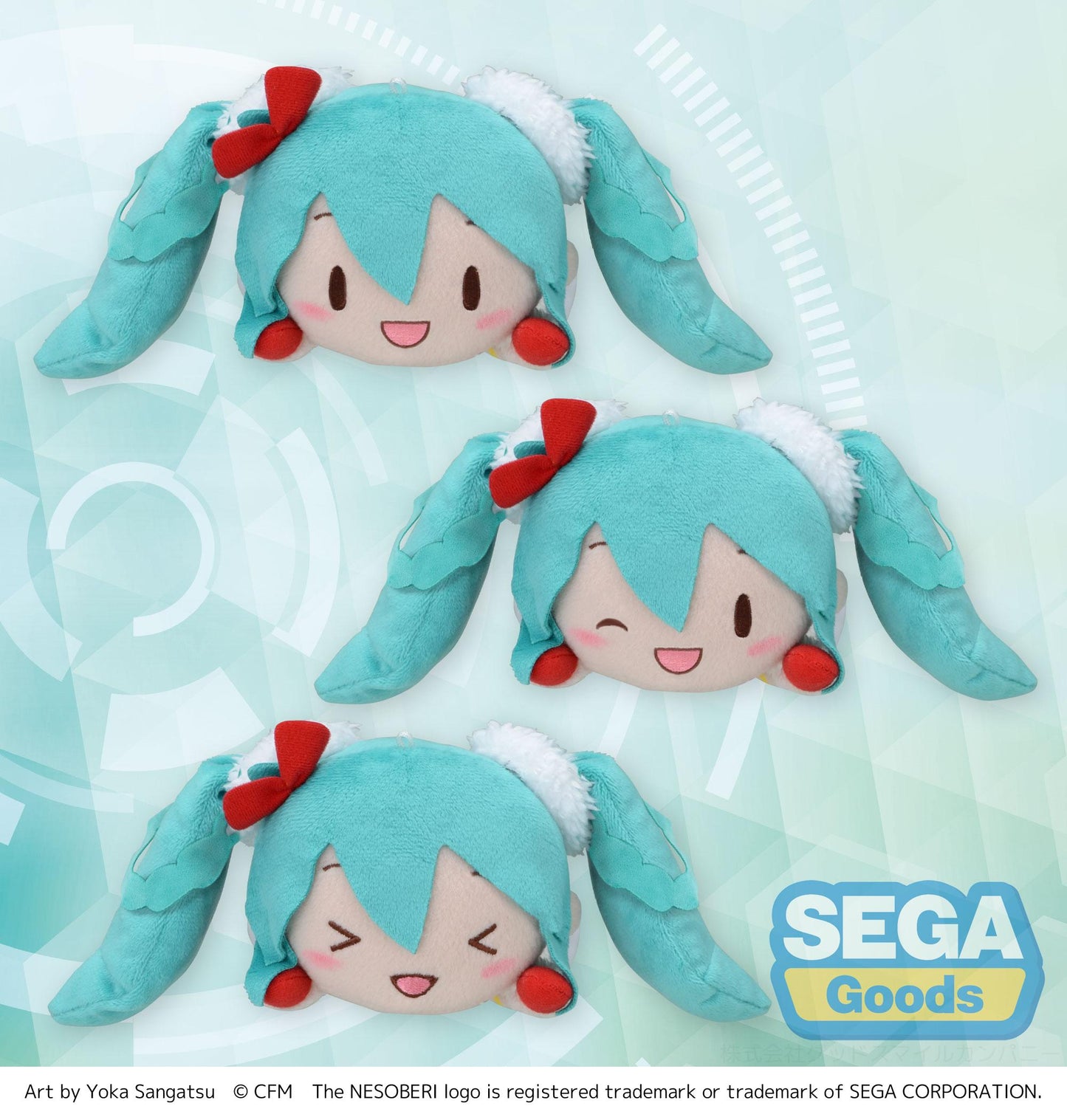 NESOBERI (Lay-Down) "Hatsune Miku Series" MP Plush "Hatsune Miku" Christmas 2022