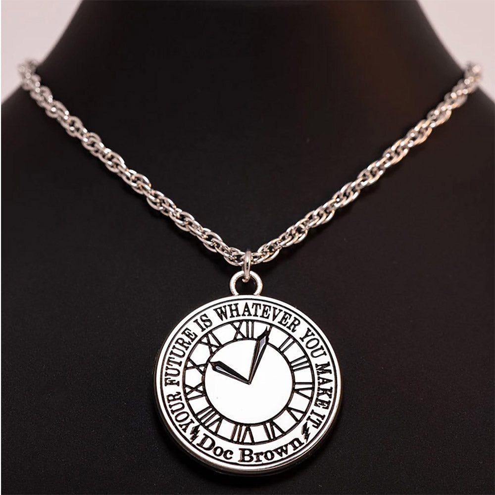 Back to the Future Clock Tower Necklace