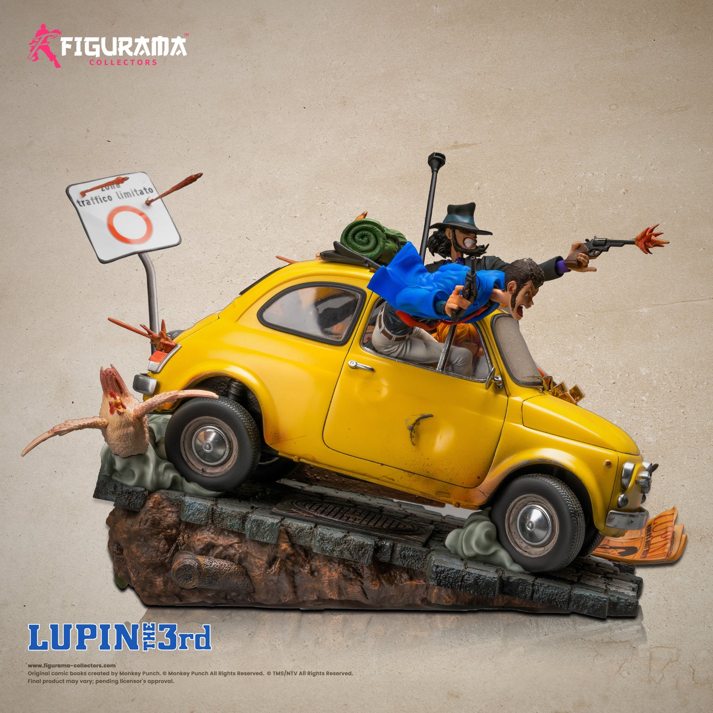 LUPIN THE 3RD - LUPIN, JIGEN, & FUJIKO ELITE DIORAMA STATUE