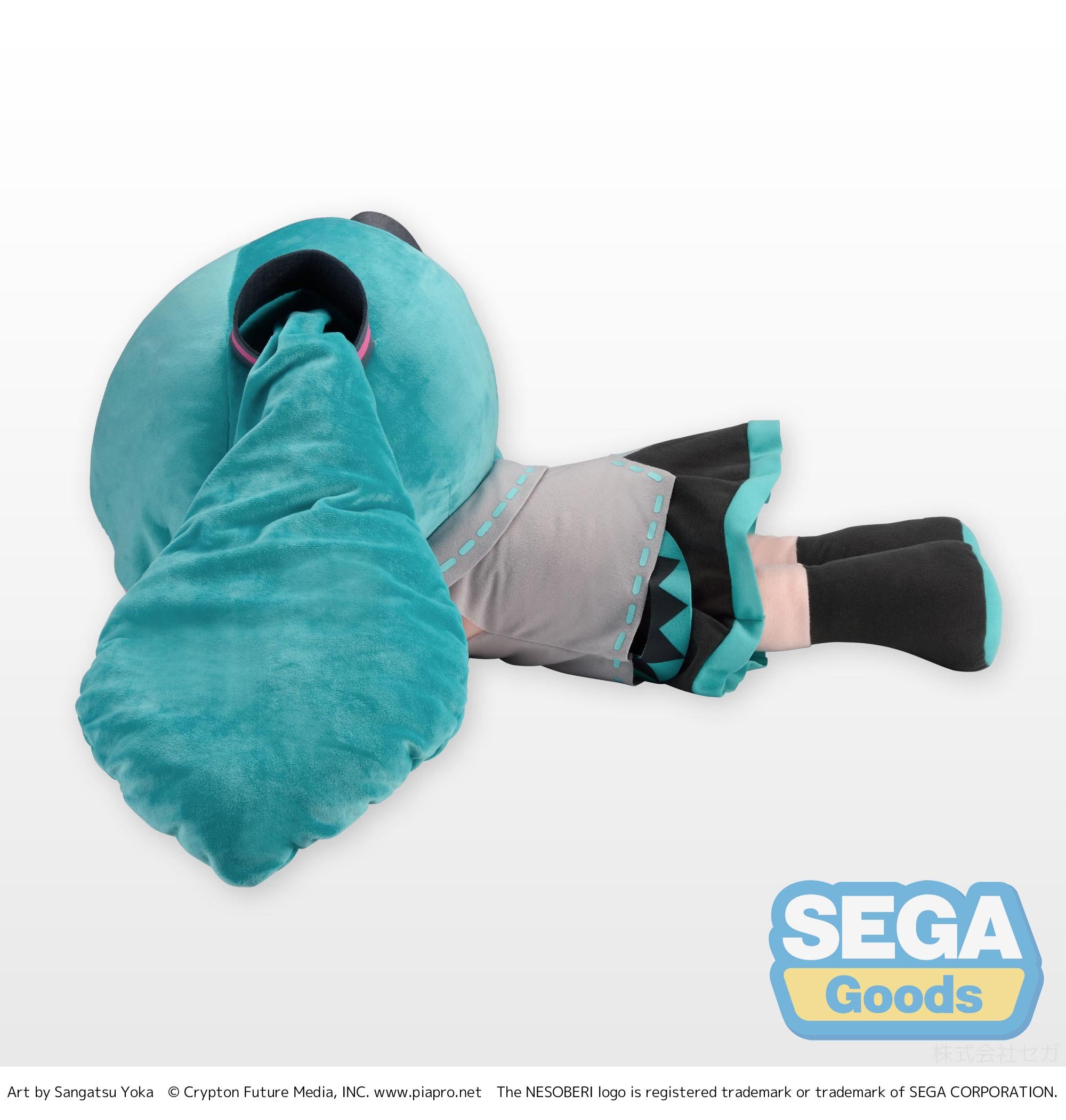 NESOBERI (Lay-Down) "Hatsune Miku" Extra‐Big Plush
