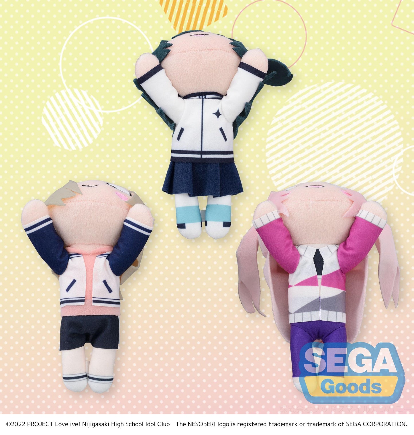 NESOBERI (Lay-Down) "Nijigasaki High School Idol Club" MP Plush "Winter Practice Outfit" Vol.4