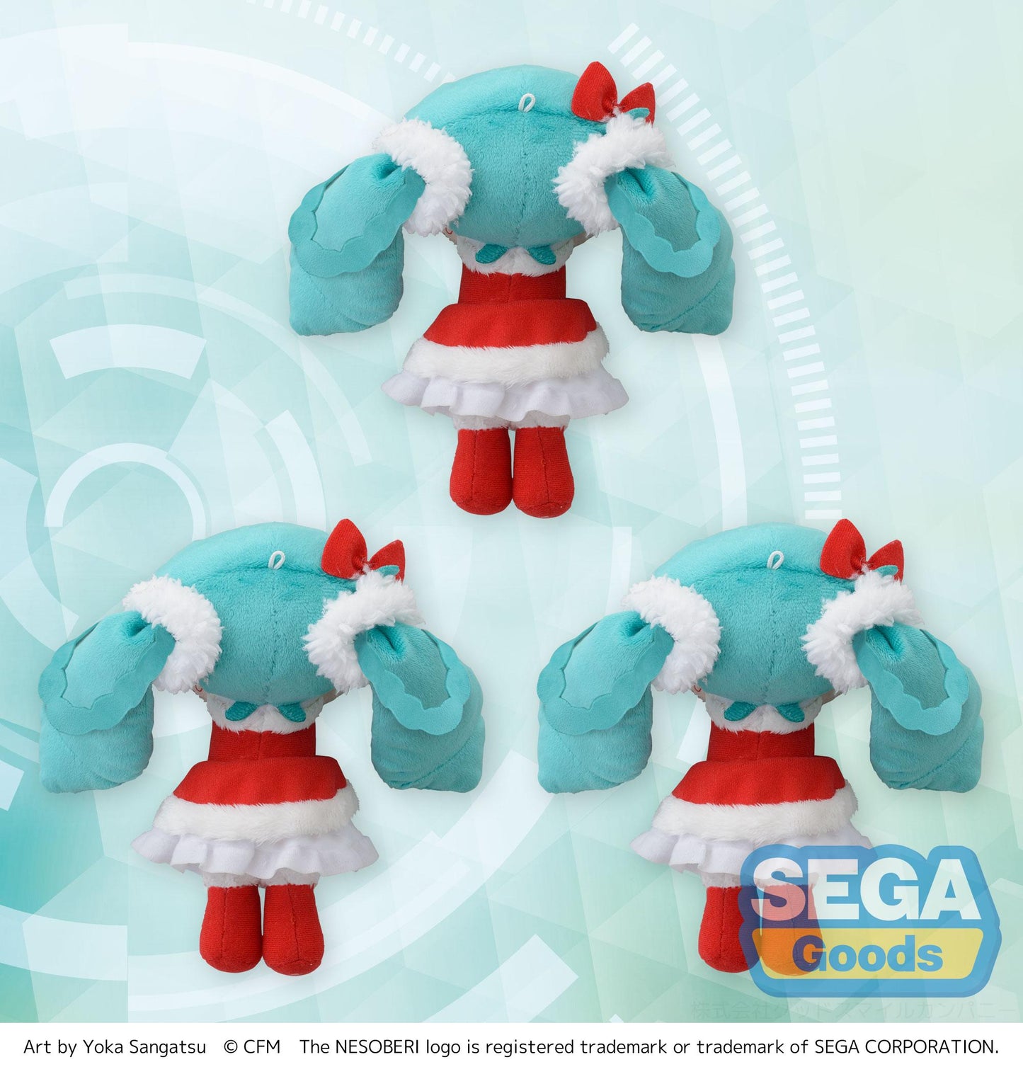 NESOBERI (Lay-Down) "Hatsune Miku Series" MP Plush "Hatsune Miku" Christmas 2022