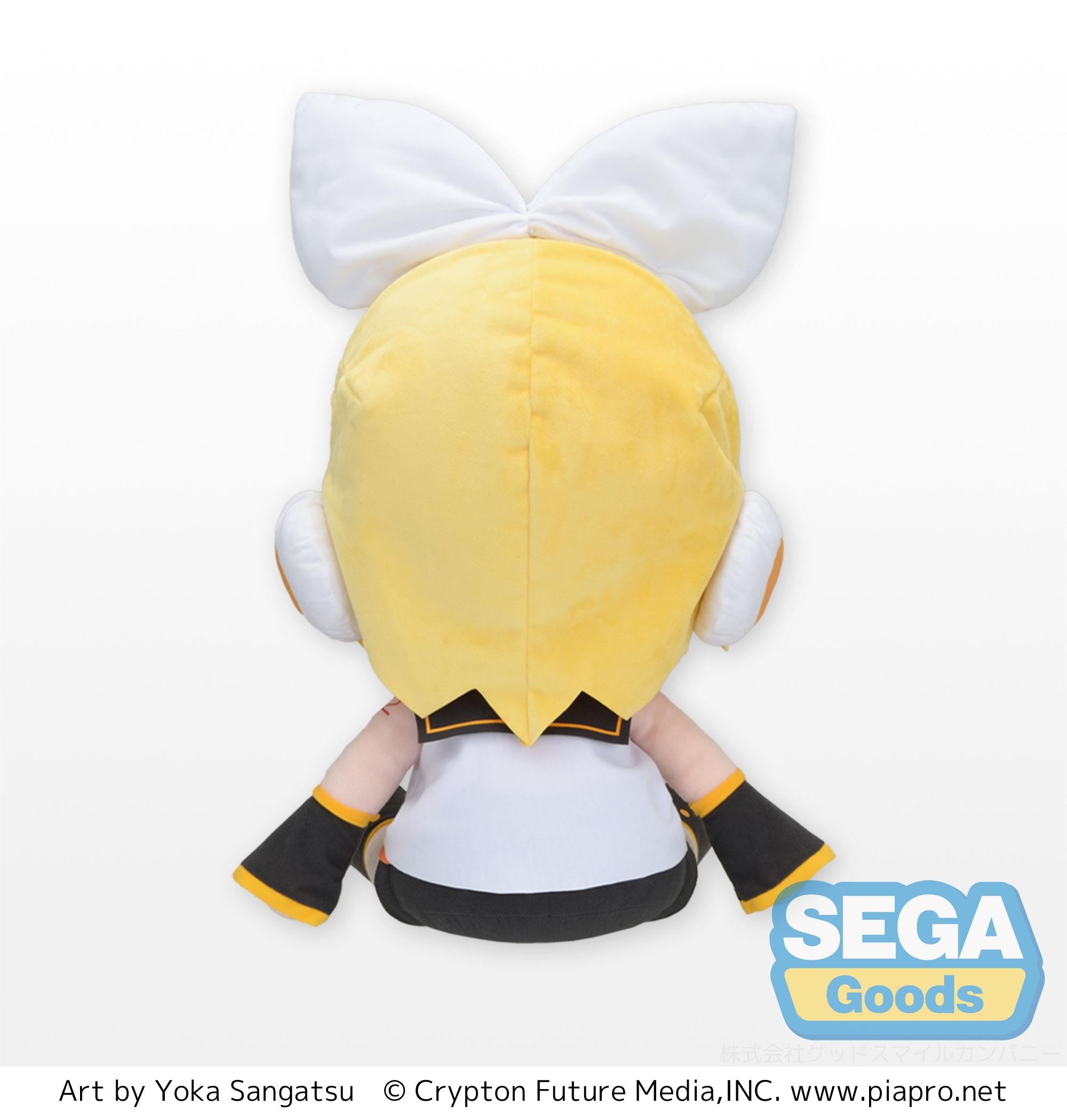Fuwapuchi "Hatsune Miku Series" "Rin Kagamine" Dodeka Jumbo Plush