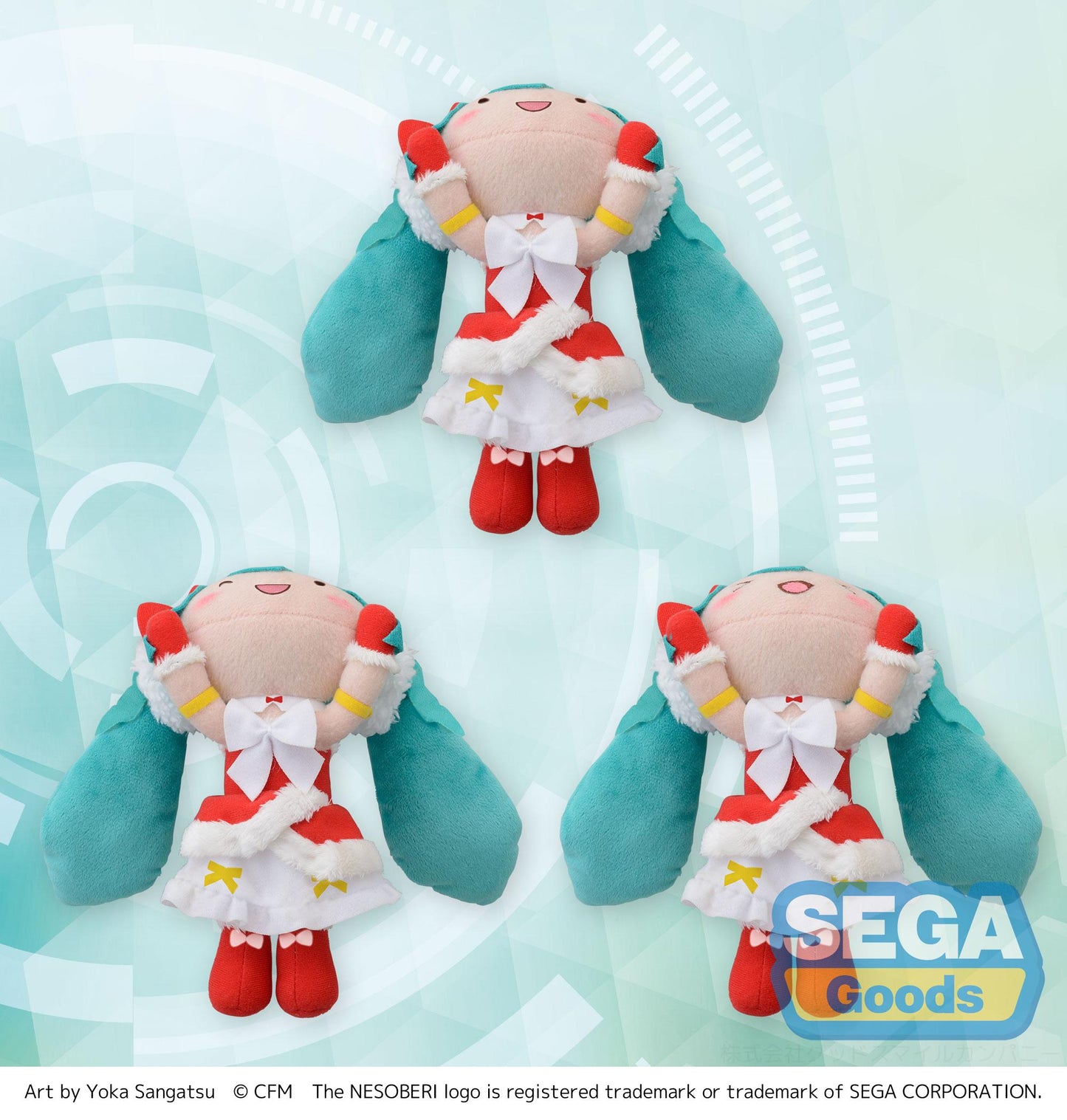 NESOBERI (Lay-Down) "Hatsune Miku Series" MP Plush "Hatsune Miku" Christmas 2022