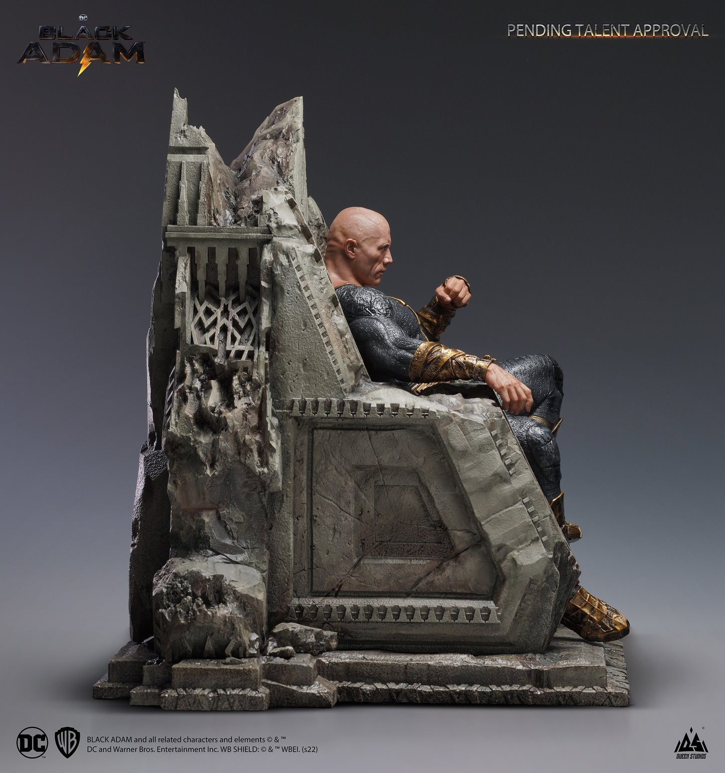 Black Adam On Throne 1/4 Statue