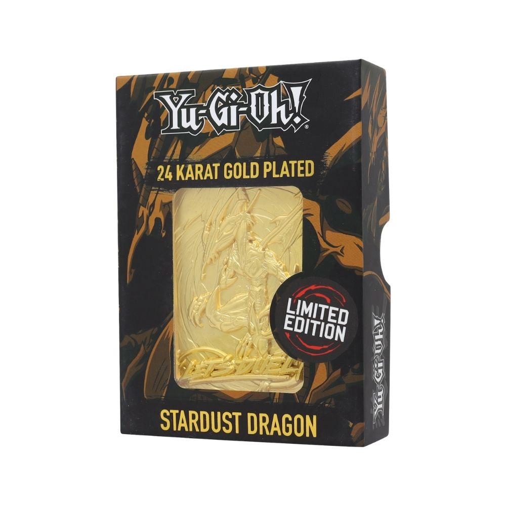 Yu-Gi-Oh! Limited Edition 24K Gold Plated Collectible - Stardust Dragon