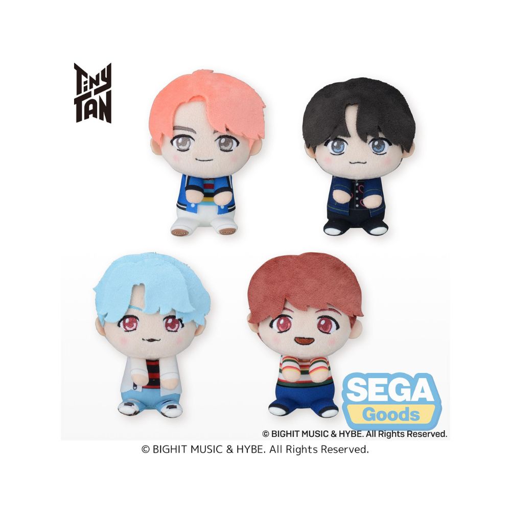 & you "TinyTAN" Mini Plush ~DNA~ "RM & Jin & SUGA & j-hope" (EX)