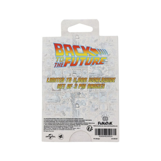 Back to the Future Limited Japanese Edition Pin Badge Set