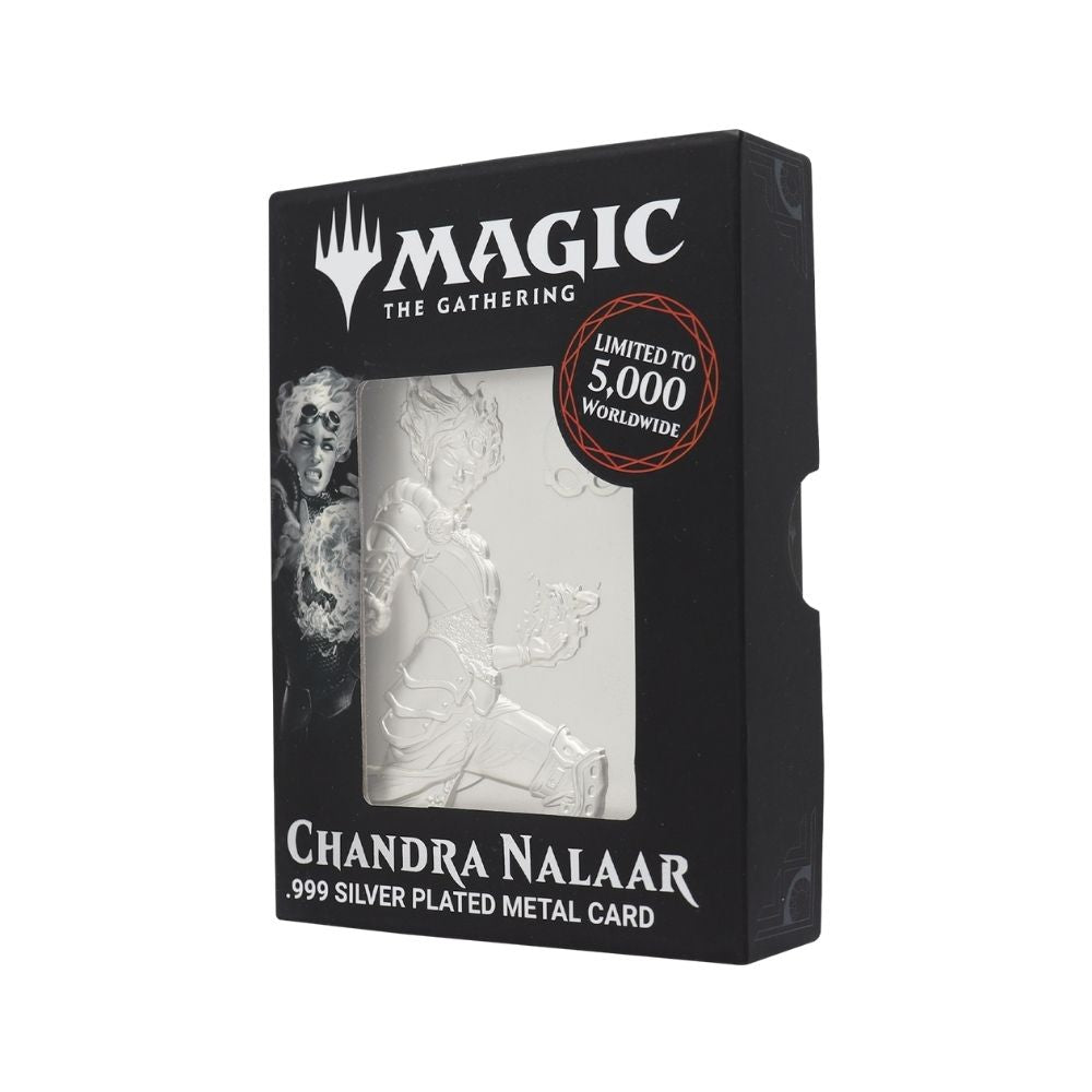 Magic the Gathering Limited Edition .999 Silver Plated Chandra Nalaar Metal Collectible