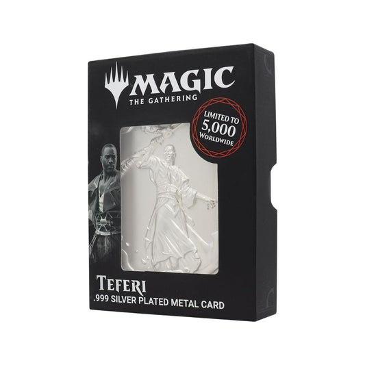 Magic the Gathering Limited Edition .999 Silver Plated Teferi Metal Collectible