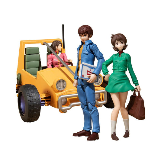 G.M.G. MOBILE SUIT GUNDAM  Earth Federation 07 Amuro＆Frau， 08V-SP General Soldier & buggy set box  【with gift】