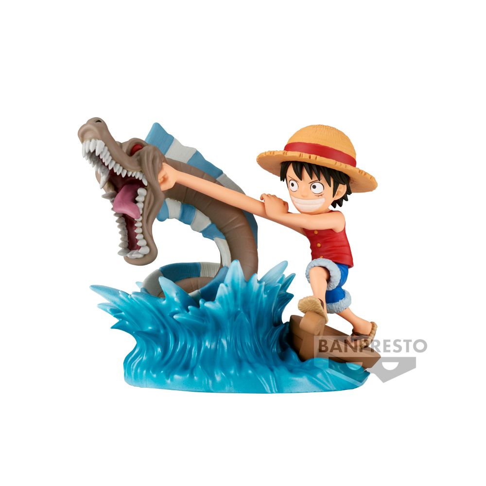 ONE PIECE WORLD COLLECTABLE FIGURE LOG STORIES-MONKEY.D.LUFFY VS Local Sea Monster-