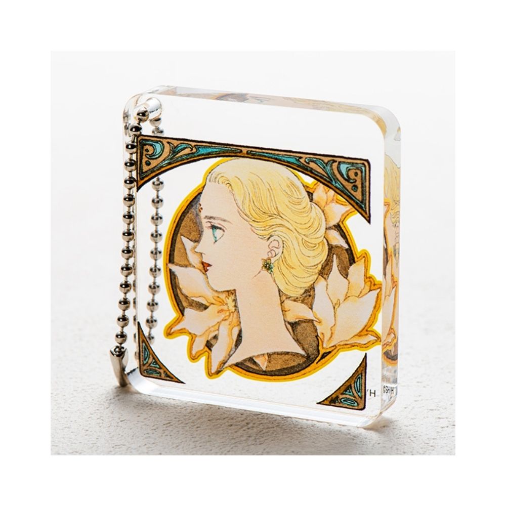 Please Save My Earth Acrylic Domino Keychain Mokuren