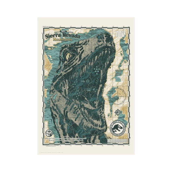 Jurassic World - Sierra Nevada Mountains - Limited Edition Art Print ...