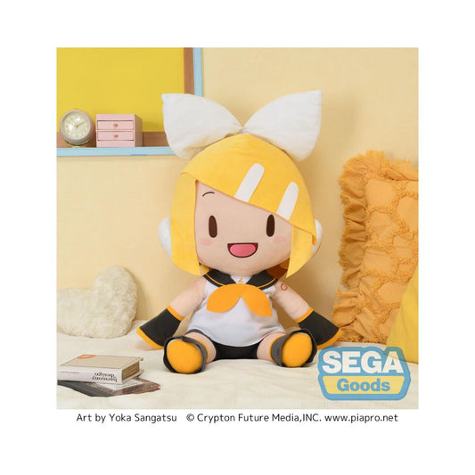 Fuwapuchi "Hatsune Miku Series" "Rin Kagamine" Dodeka Jumbo Plush