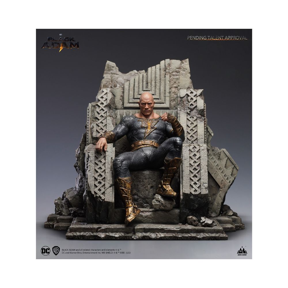 Black Adam On Throne 1/4 Statue