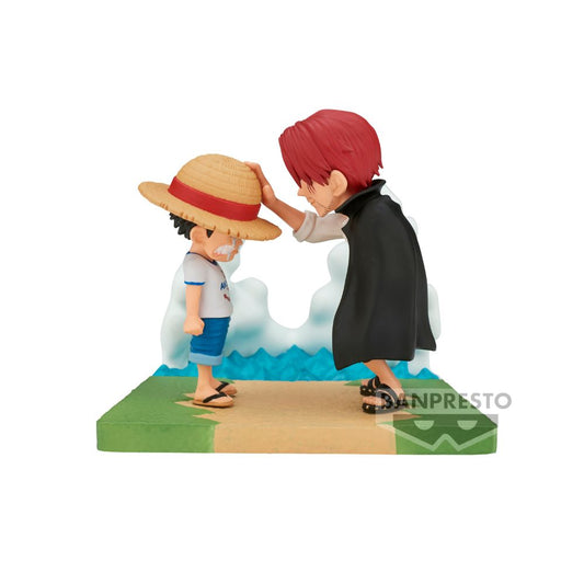 ONE PIECE WORLD COLLECTABLE FIGURE LOG STORIES-MONKEY.D.LUFFY&SHANKS-