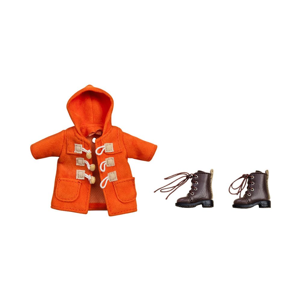 Nendoroid Doll Warm Clothing Set: Boots & Duffle Coat (Orange)