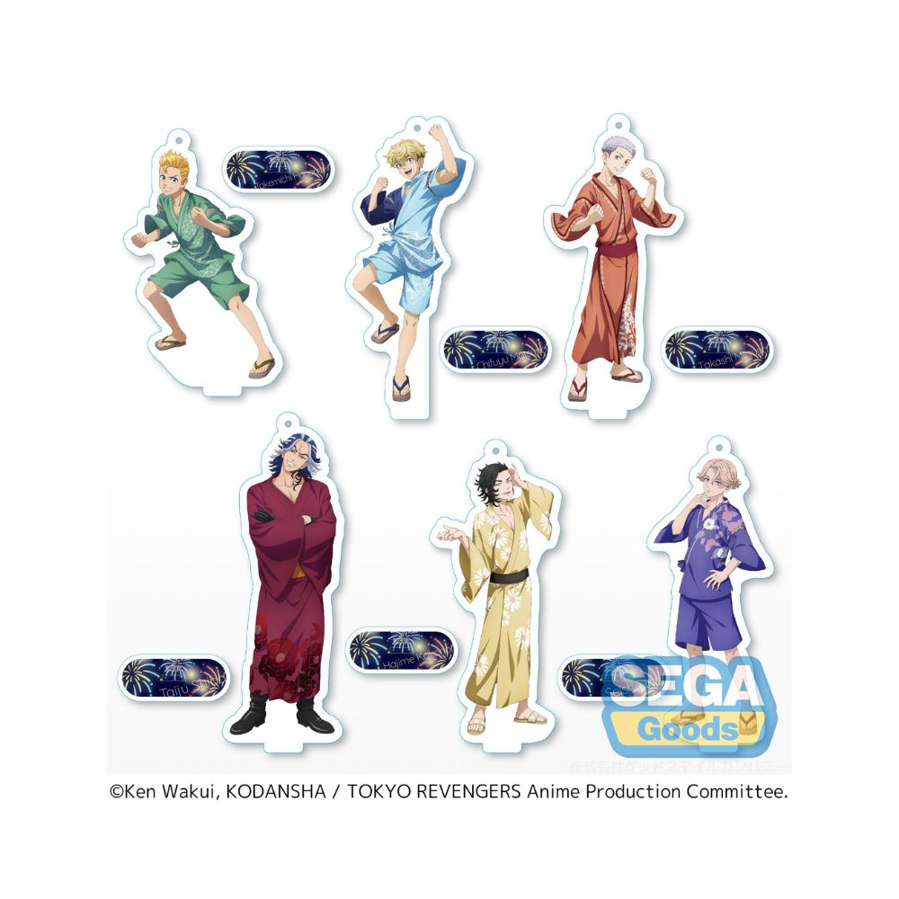 Tokyo Revengers Clear Key Chain with Stand It's a Summer Festival!