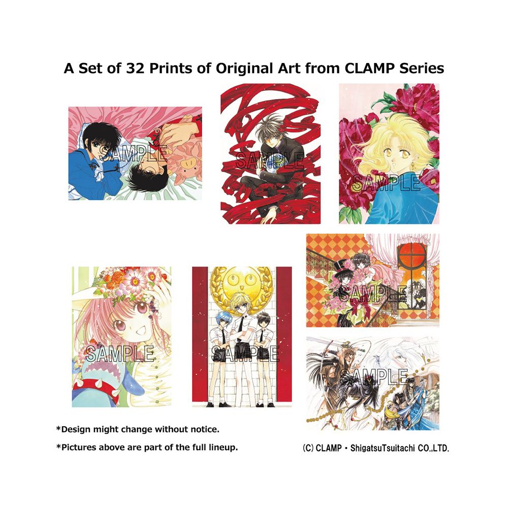 Set of 32 Prints of Original Art from CLAMP Series