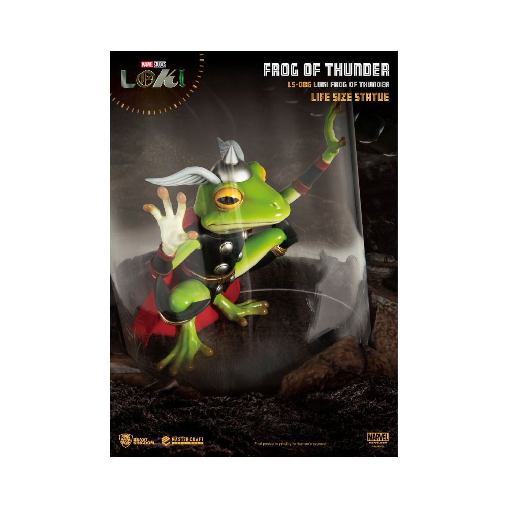 LS-086 Loki Frog of Thunder Life Size Statue