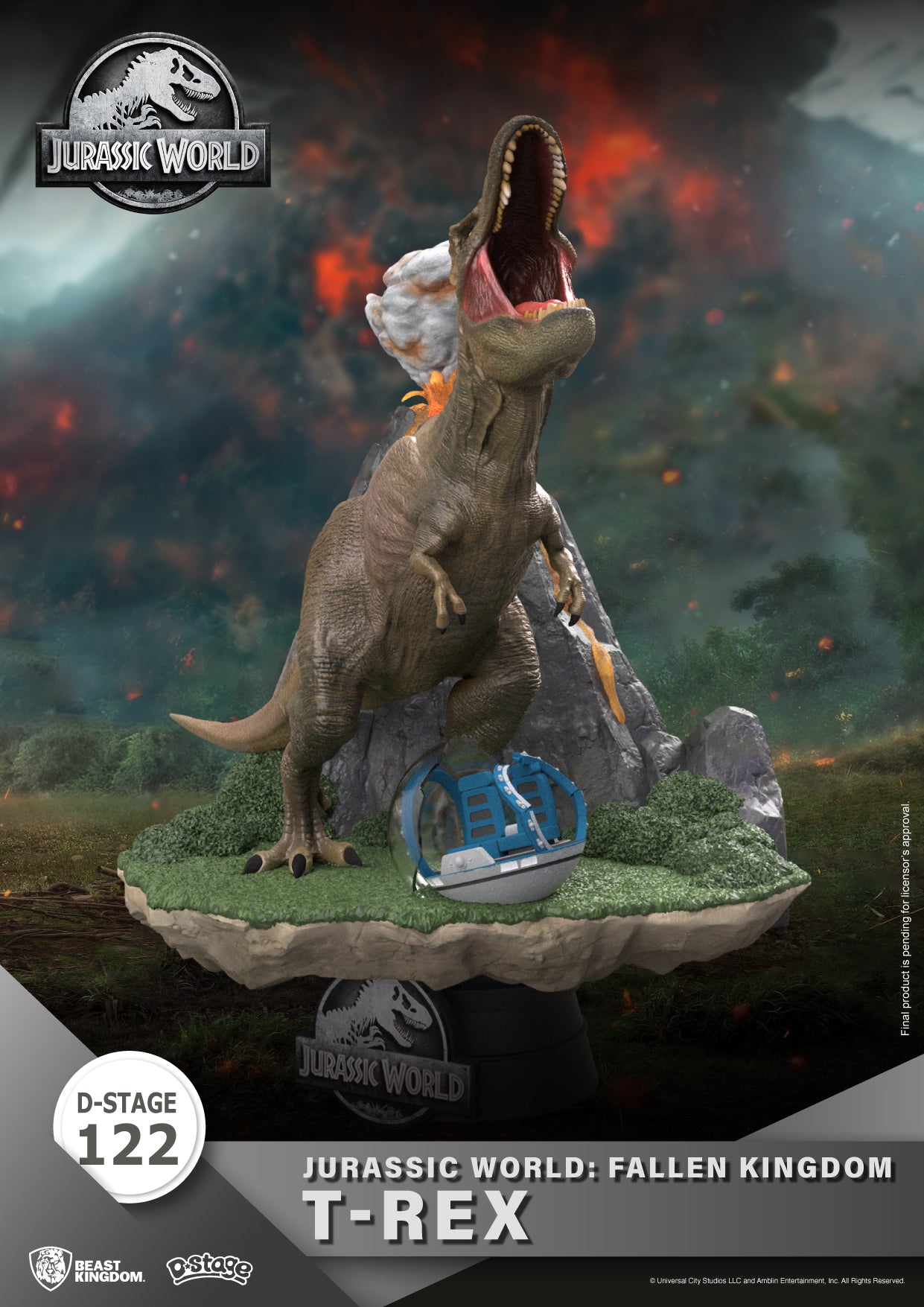 Diorama Stage-122-Jurassic World: Fallen Kingdom-T-Rex