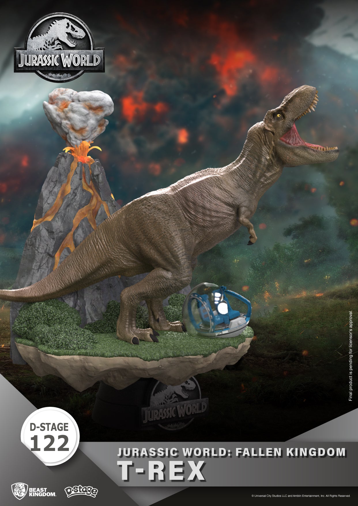 Diorama Stage-122-Jurassic World: Fallen Kingdom-T-Rex
